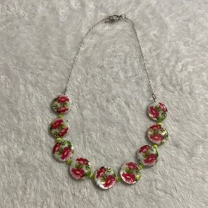 Fashion Costume Jewelry Flower Floral Necklace